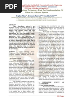 Analysis of Various Techniques Used For Implementation of Video Surveillance System