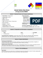 Msds Propanol