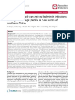 Stunting and Soil-Transmitted-Helminth Infections Among School-Age Pupils in Rural Areas of Southern China