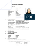 CURRICULUM VITAE DOCUMENTADO para Asap