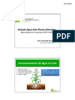 4 - Armazenamento de Água No Solo