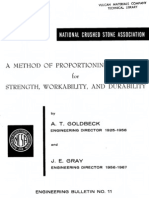 Proportioning of Concrete