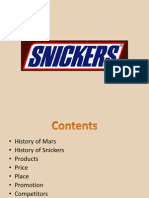 Snickers Chocolate Presentation