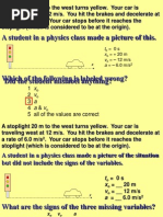 Kinematics Think Then MC