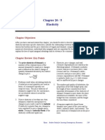 Eco-Elasticity of DD & SP