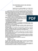 Fundamentos Epistemologicos Del Modelo Pedagogico