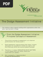 The Dodge Assessment Initiative