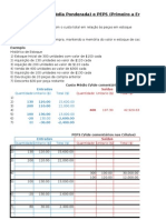 Peps e Custo Medio (Resumo)