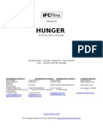 HUNGER - IFC Films Press Notes