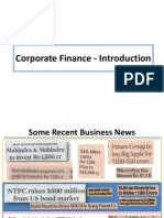 1 Corporate Finance Introduction