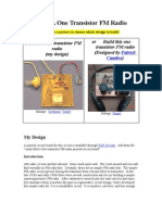 1 Transistor FM Radio