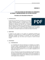 Variadores de Velocidad de Motores de Corriente Alterna y Arrancadores de Estado Sólido"