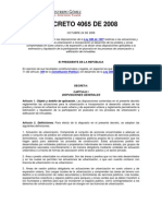 Decreto 4065 de 2008