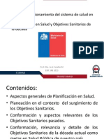 Clase Planificacion en Salud y Objetivos Sanitarios