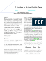 Semantic Types: A Fresh Look at The Ideal Model For Types: J Er Ome Vouillon Paul-Andr e Melli' Es