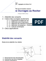 Calcul Ouvrages Rochers