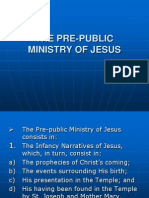 Theology 111 - The Pre-Public Ministry of Jesus Christ