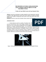 Studies On The Benefits of Using Linear Motors Insted To Ball Screws Used in Drive of The Machine Tools