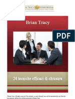 24 Tecniche Efficaci Di Chiusura Brian Tracy