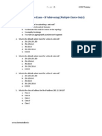 ICND1-IP Addressing Practice Exam