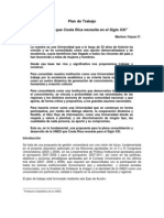 La UNED Que Costa Rica Necesita para El Siglo XXI, Marlene Víquez y Su Plan de Trabajo 2010-2014