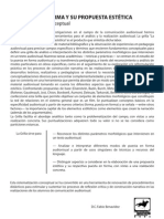 La Puesta en Forma y Su Propuesta Estetica (Grilla PEF - 2009)