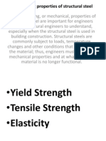 Engineering Properties of Structural Steel