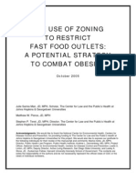 Zoning Fast Food Outlets