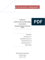 Regional Economic Integration