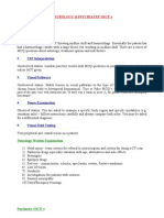 Past Neurology and Psychiatry OSCE Stations