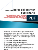 Los Deberes Del Escritor Publicitario