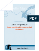 Schopenhauer I Due Problemi Fondamentali Dell Etica