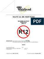 Manual de Heladera Whirlpool ARB-210