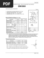 Switching Regulator Applications: Absolute Maximum Ratings