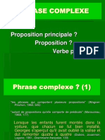 La Phrase Complexe