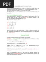 Probability and Random Process