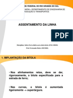 411 Aula 7 Assentamento Da Linha