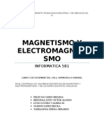 Magnetismo y Electromagnetismo