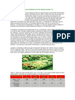 Absorción Aproximada de Nutrientes Por Las Plantas