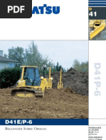 Bulldozer D41 Komatsu