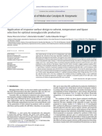 1application of Response Surface Design To Solvent, Temperature and Lipase Selection For Optimal Monoglyceride Production