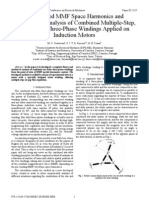 Generalized MMF Space Harmonics and Performance Analysis of Combined Multiple-Step, Star-Delta, Three-Phase Windings Applied On Induction Motor