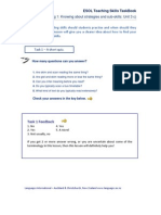 n2449 Esol Teaching Skills Taskbook Unit 3 C Reading 1 Knowing About Strategies and Sub Skills