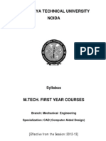 Mahamaya Technical University Noida: Syllabus