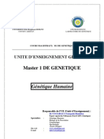 Master 1 Genetique Humaine Cours Magistral (DR COULIBALY F.H.) 2013