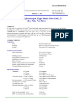 ITU-T G.652.D Specs