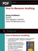 TAC How To Measure Anything