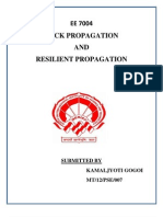 Backpropagation and Resilient Propagation