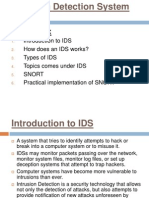 Intrusion Detection System (IDS)