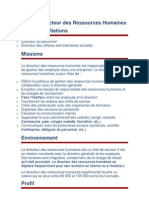 Emploi Directeur Des Ressources Humaines